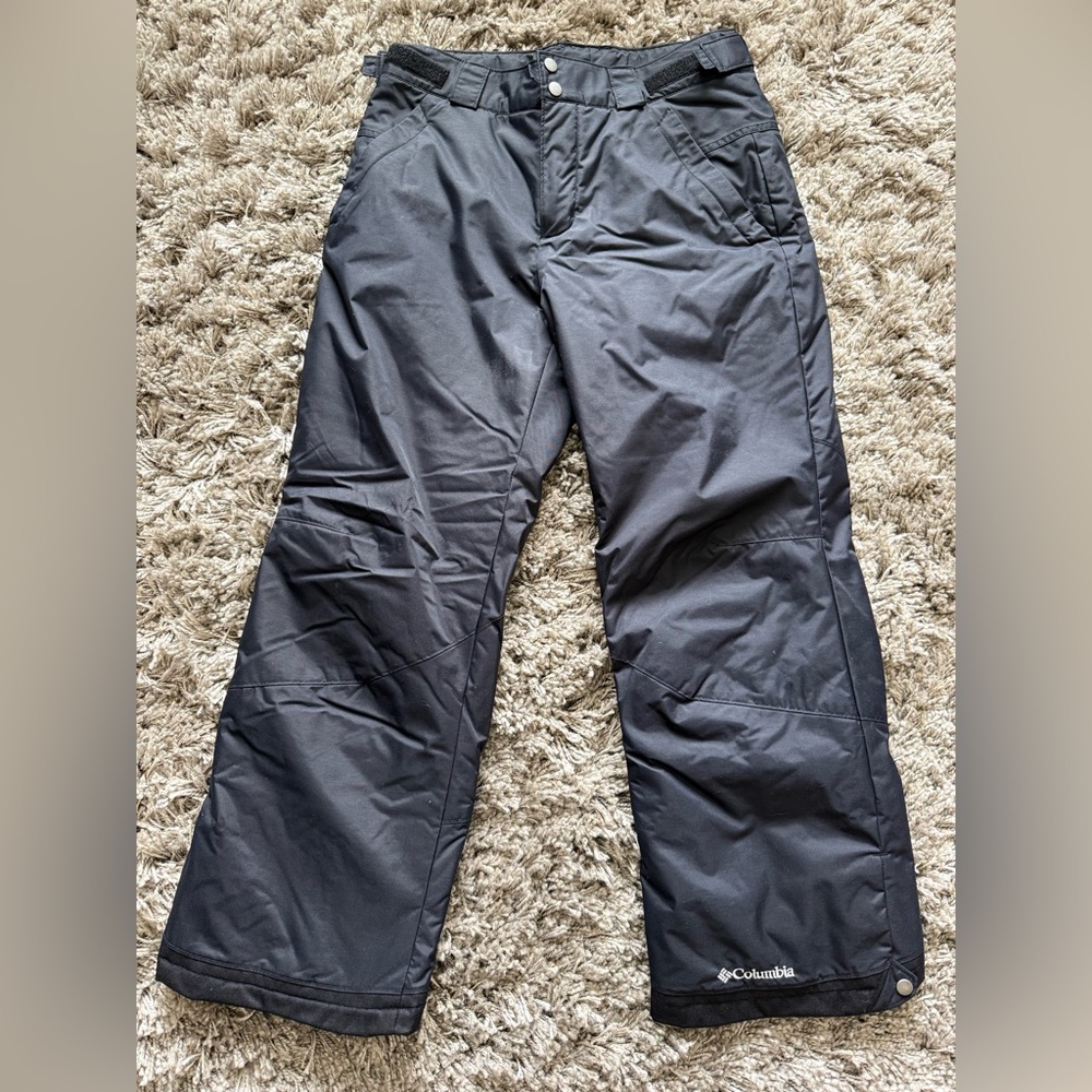 Columbia Black Insulated Weather-Resistant Pants